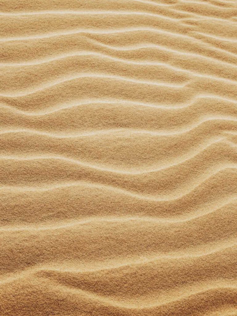photographier la texture du sable